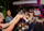 Ibornians saying cheers with their glasses up in the air