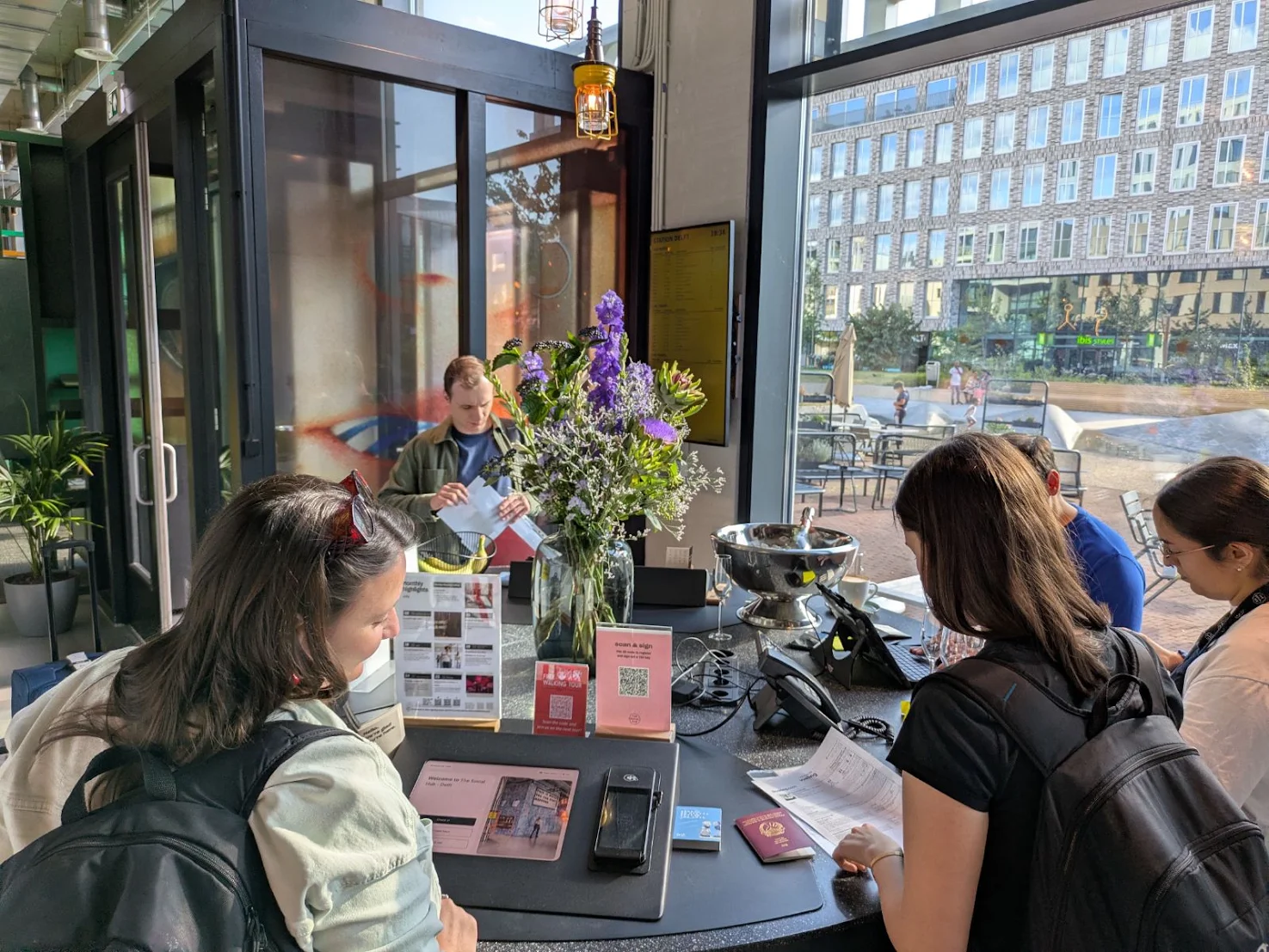 IBORN's software engineering team visits Priva's headquarters.