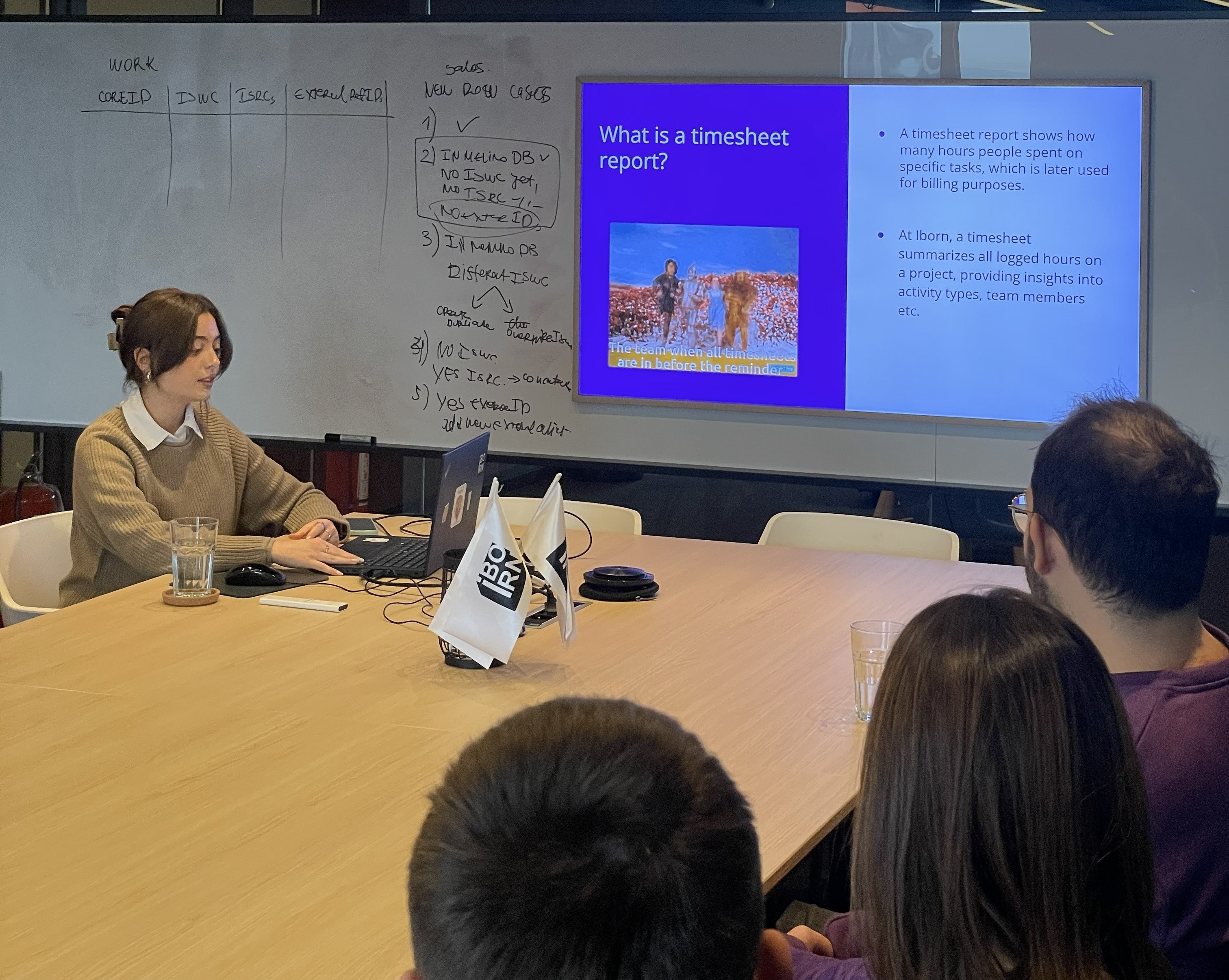 Bojana presenting during the YAKSS