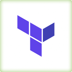 Terraform logo.