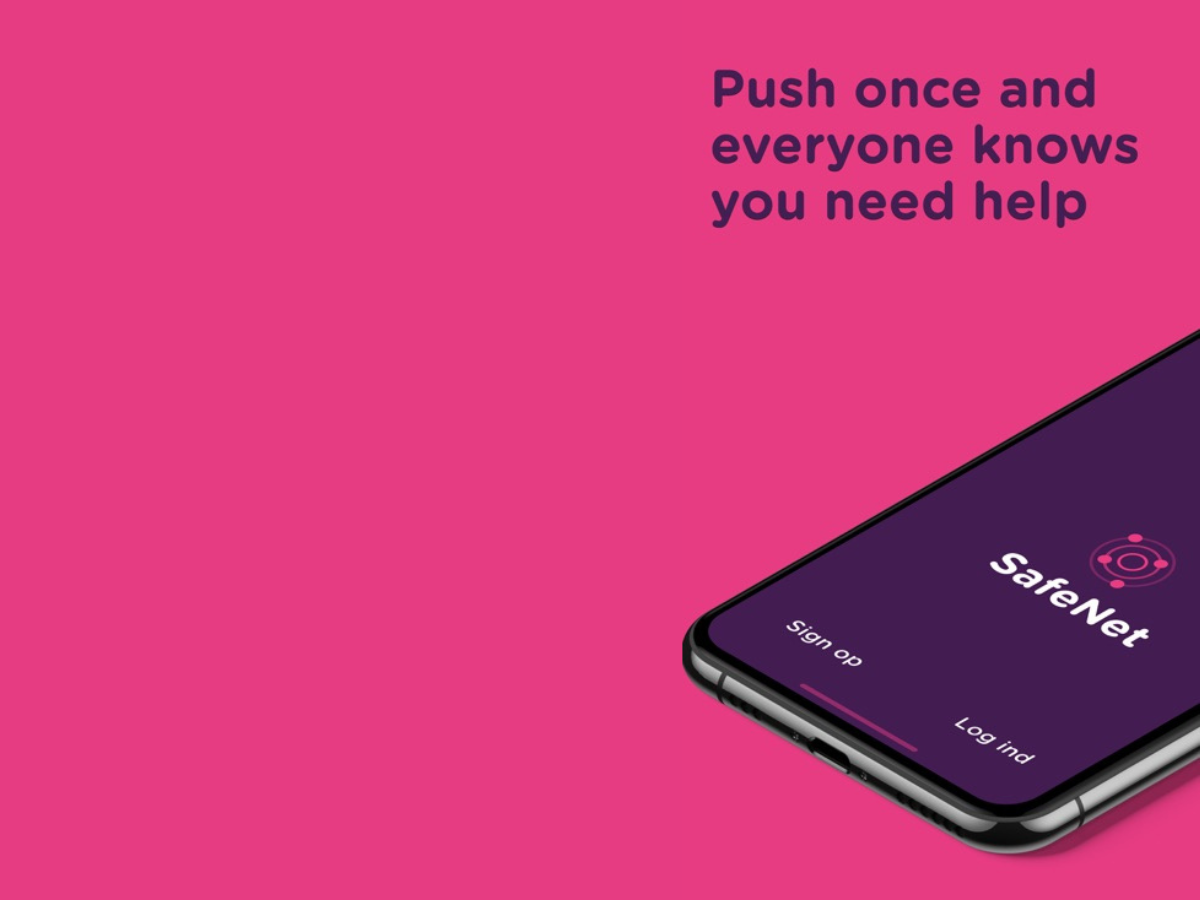 Safenet app on a mobile device.