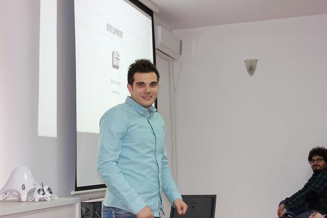 Mihail Dimitrovski presenting the growth strategy of IBORN.