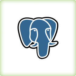 PostgreSQL logo.