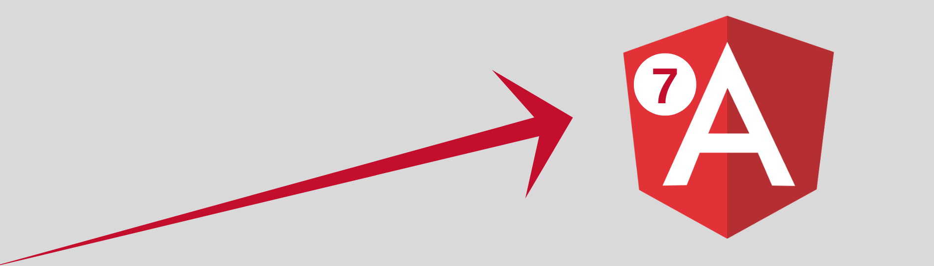 Illustration of upgrading to Angular 7.